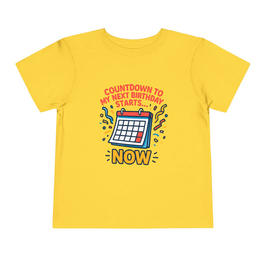Cute Calendar Birthday – Toddler Soft Cotton T-Shirt