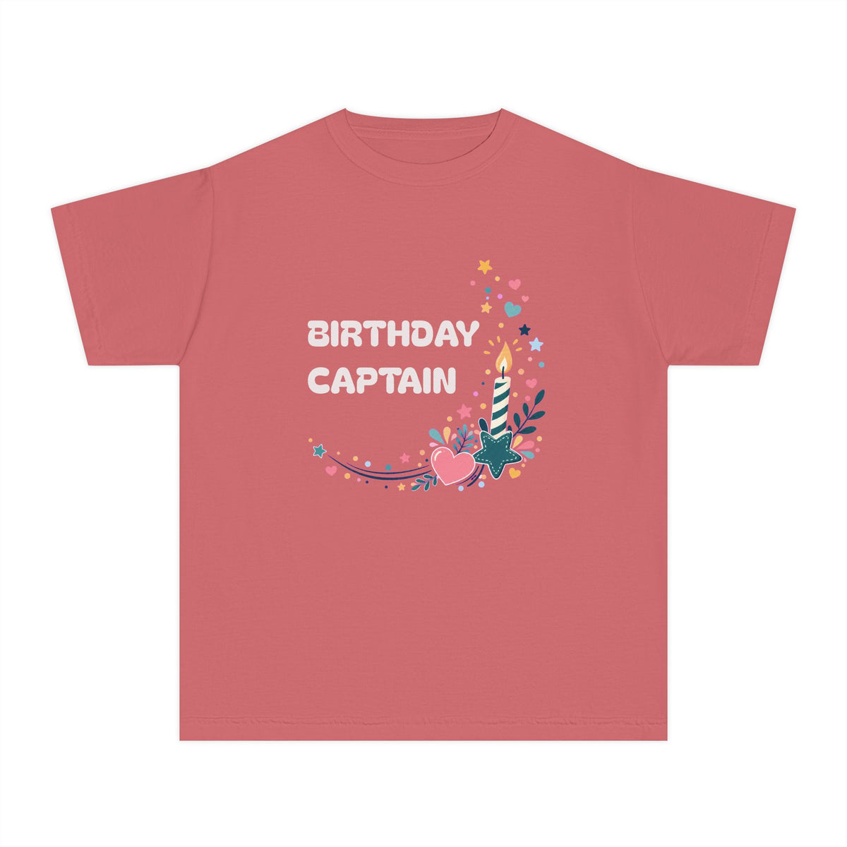 Birthday Captain – Kids Relaxed Fit T-Shirt