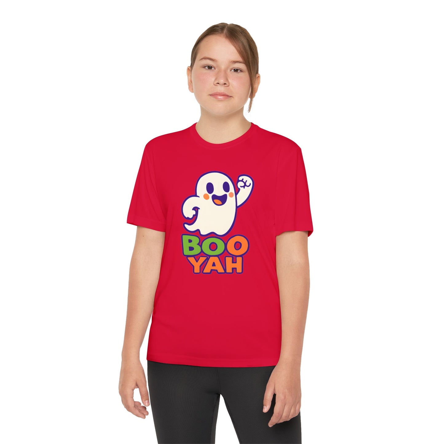 Youth Ghost Tee with Boo Yah Design