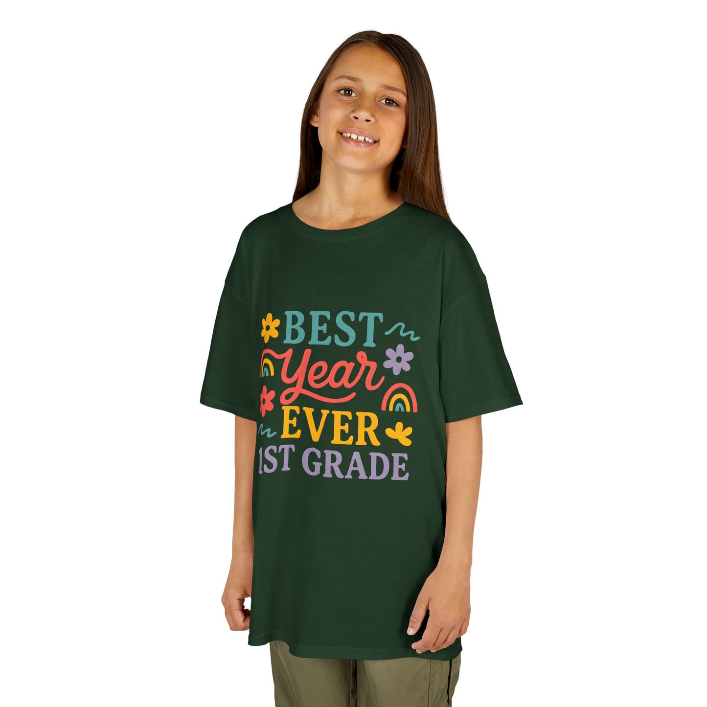 1st Grade Best Year Ever - Kids Classic Cotton T-Shirt