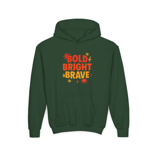 Bold Bright Brave - Kids Classic Hoodie Sweatshirt