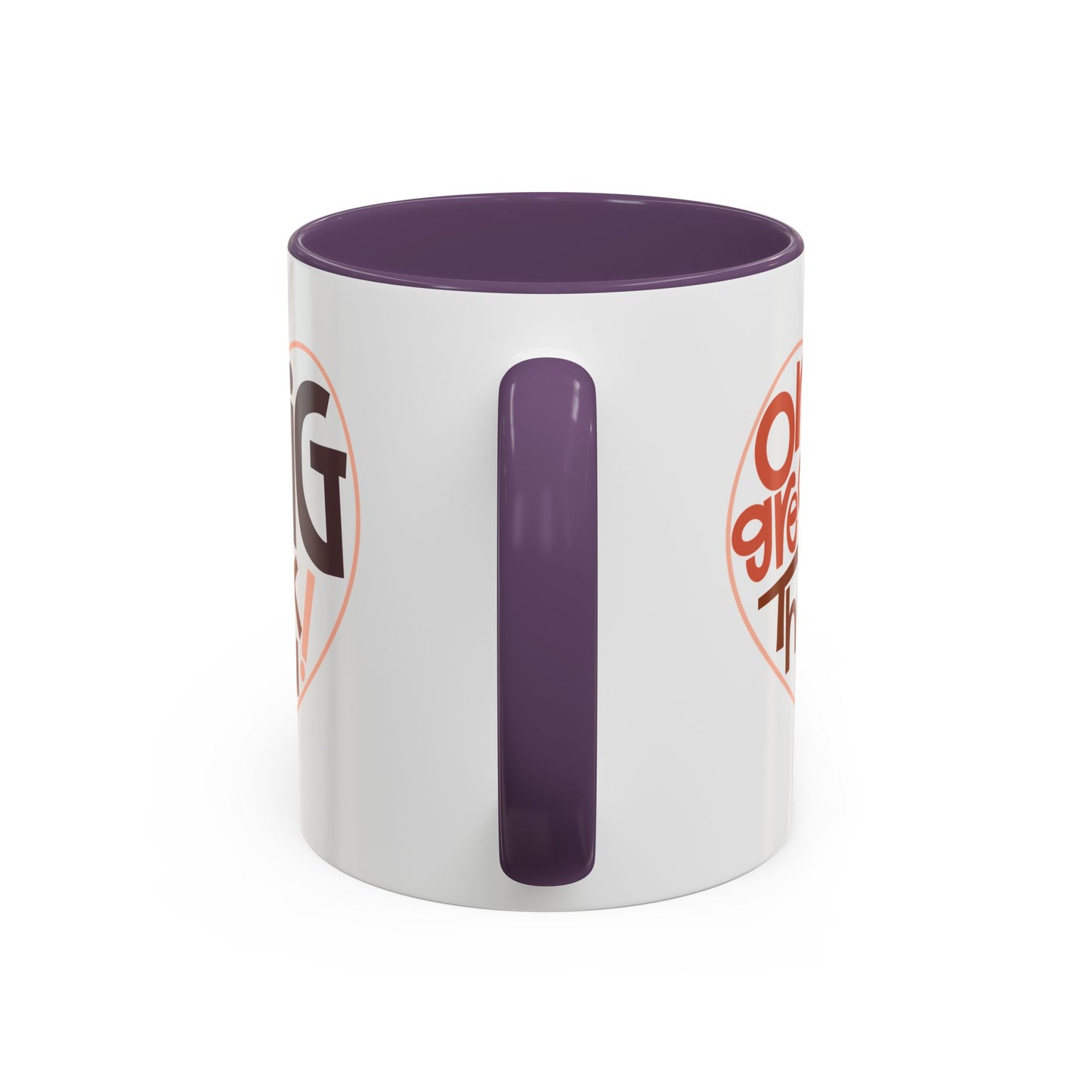 Thank You Accent Coffee Mug – One Great Big Thank You Design (11oz, 15oz)