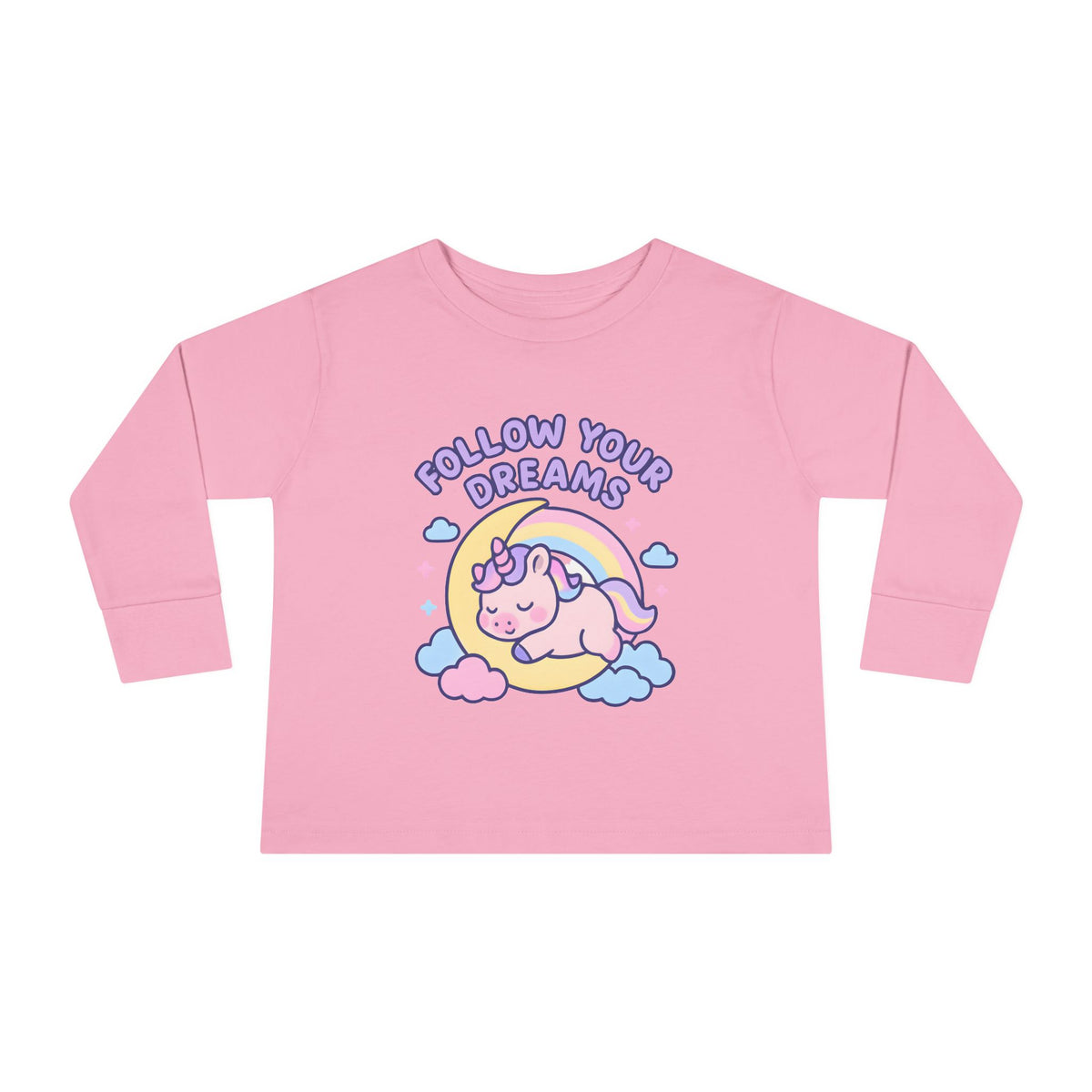 Follow Your Dreams – Toddler Soft Long Sleeve T-Shirt