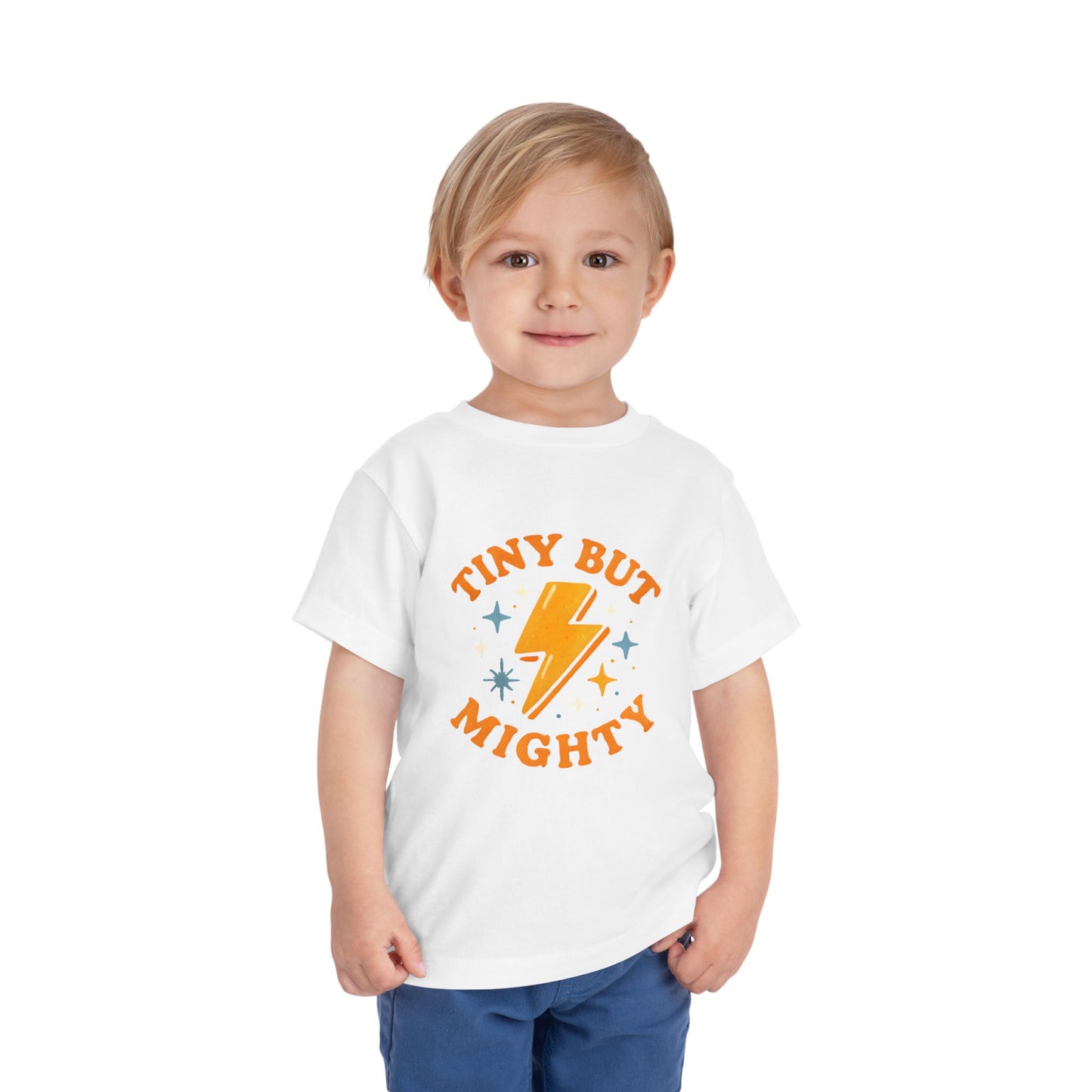 Tiny But Mighty – Toddler Soft Cotton T-Shirt