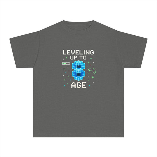 Leveling Up to Age 8 – Kids Relaxed Fit T-Shirt