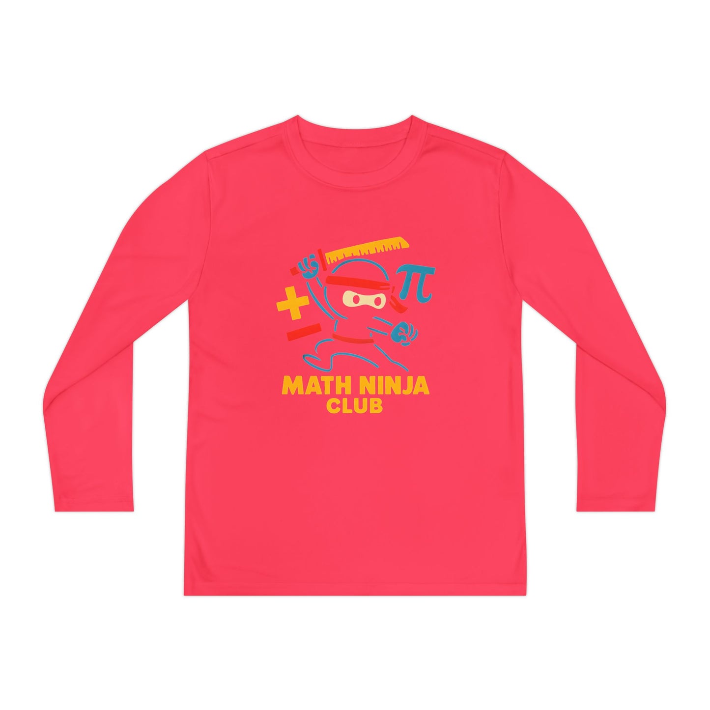 Math Ninja Club – Kids Active Long Sleeve T-Shirt
