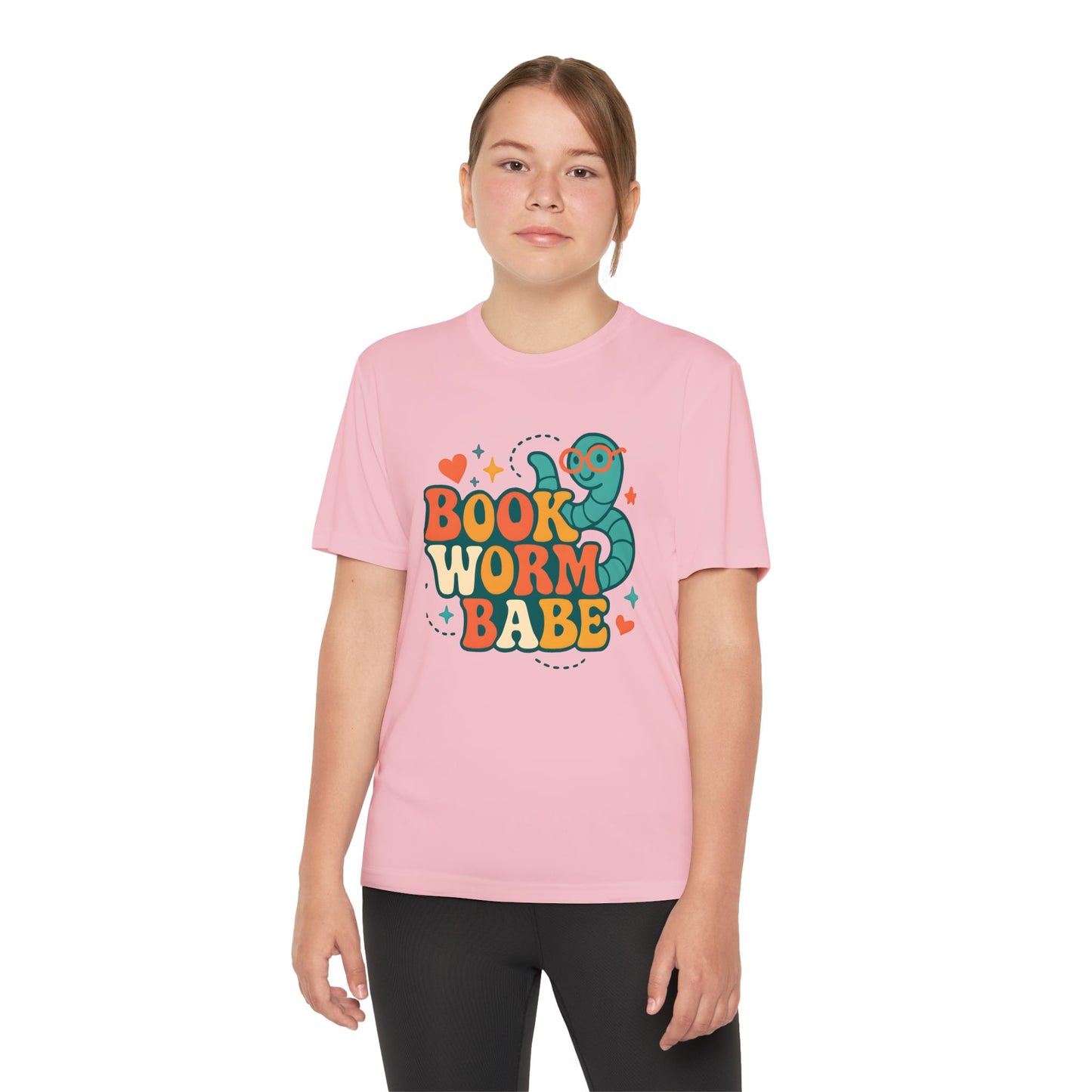 Book Worm Babe – Kids Active T-Shirt