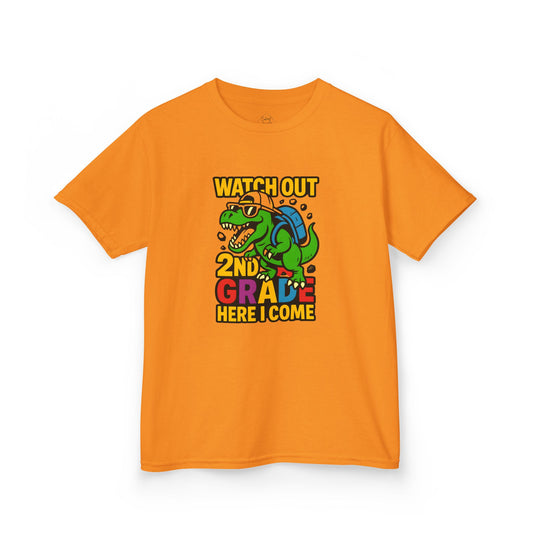 Dino Grade 2 – Kids Classic Cotton T-Shirt