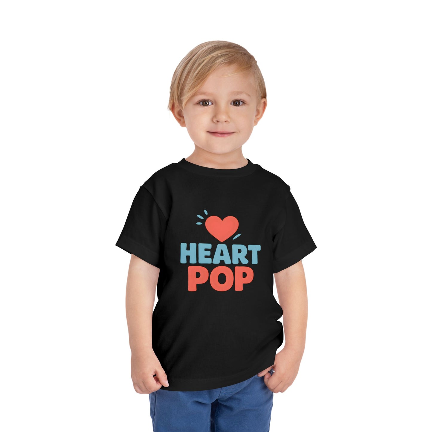 Heart Pop – Toddler Soft Cotton T-Shirt