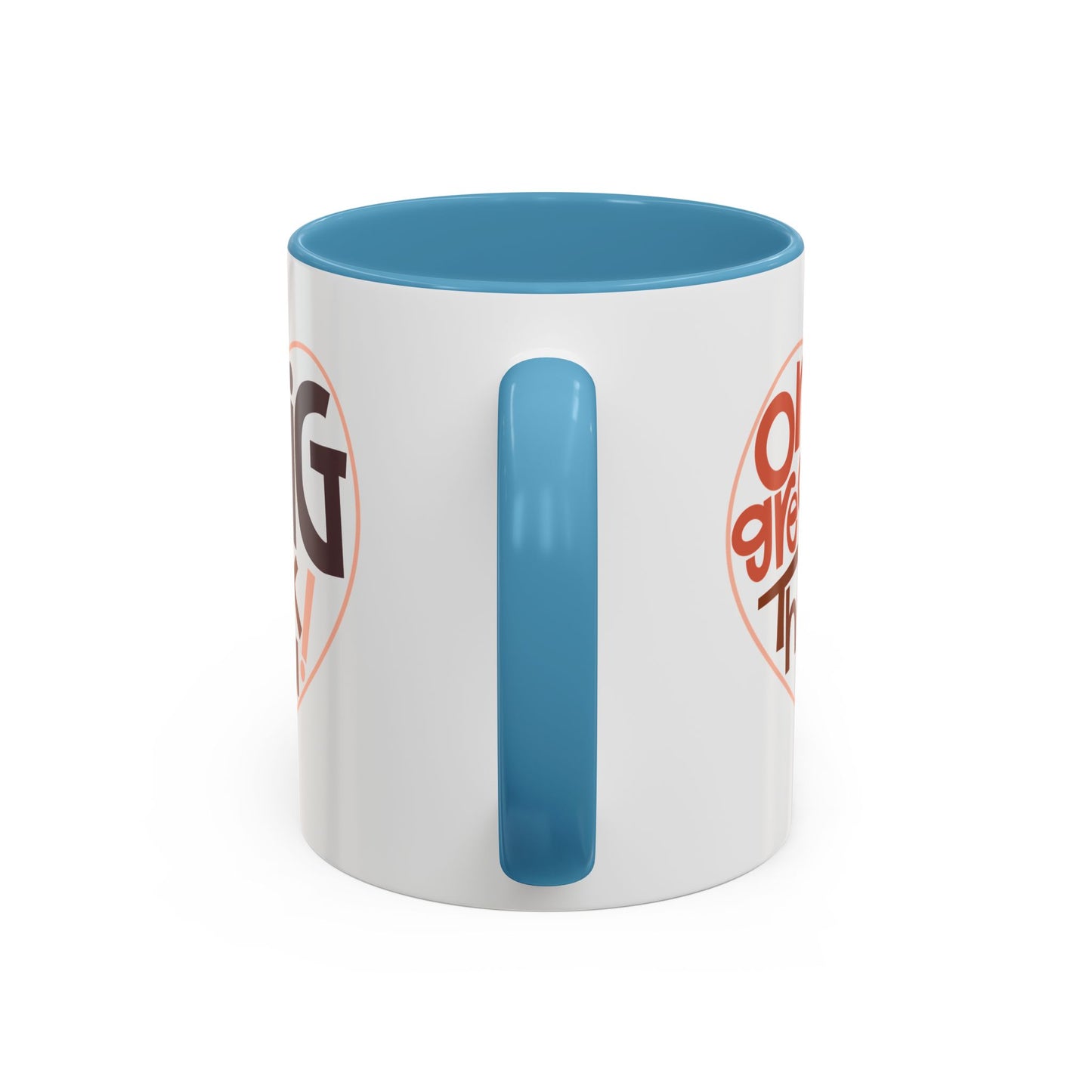 Thank You Accent Coffee Mug – One Great Big Thank You Design (11oz, 15oz)