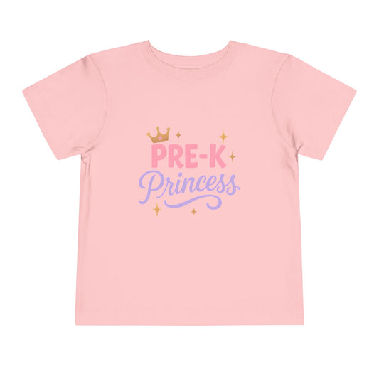 Pre-K Princess - Toddler Soft Cotton T-Shirt