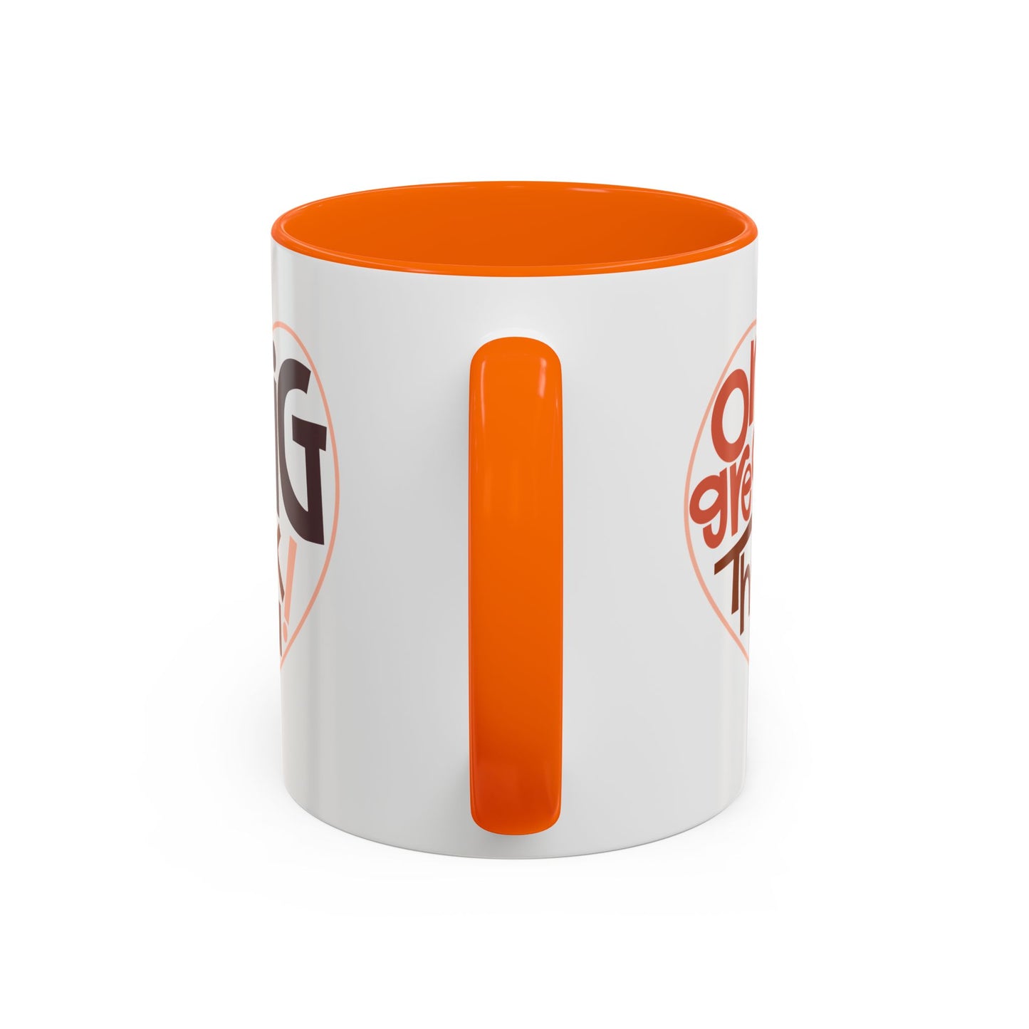 Thank You Accent Coffee Mug – One Great Big Thank You Design (11oz, 15oz)