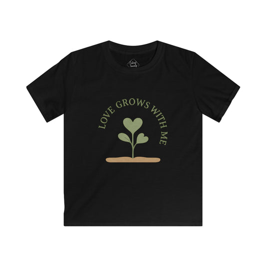 "Love Grows With Me" – Kids Soft Cotton T-Shirt