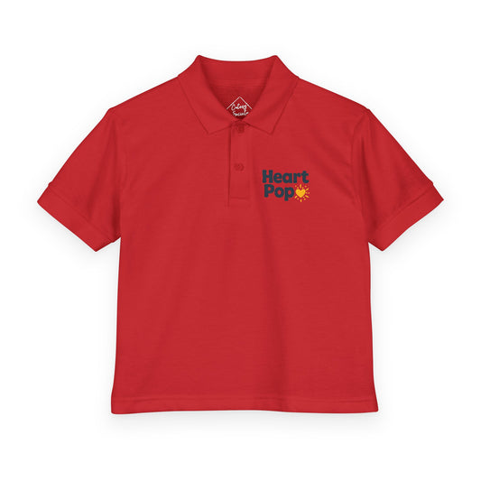 Heart Pop Logo – Kids Classic Polo Shirt