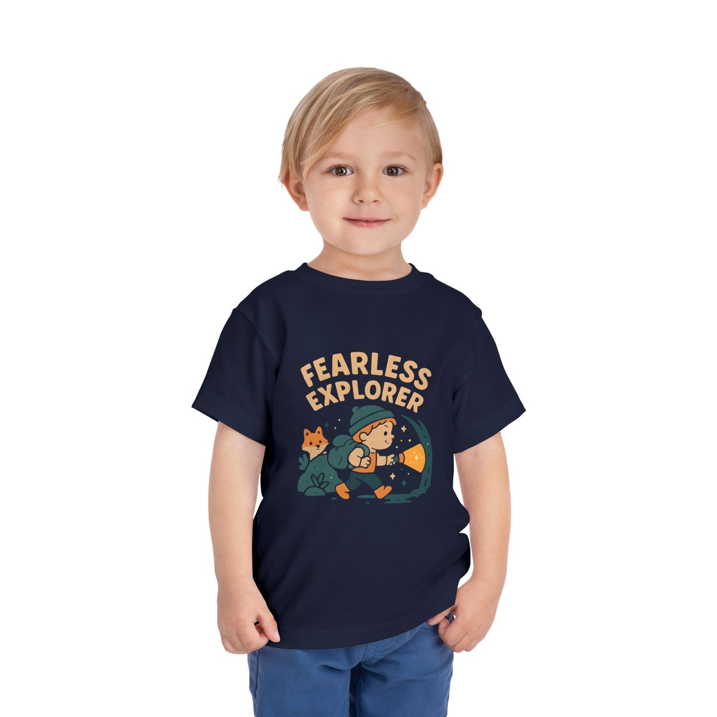 Fearless Explorer – Toddler Soft Cotton T-Shirt