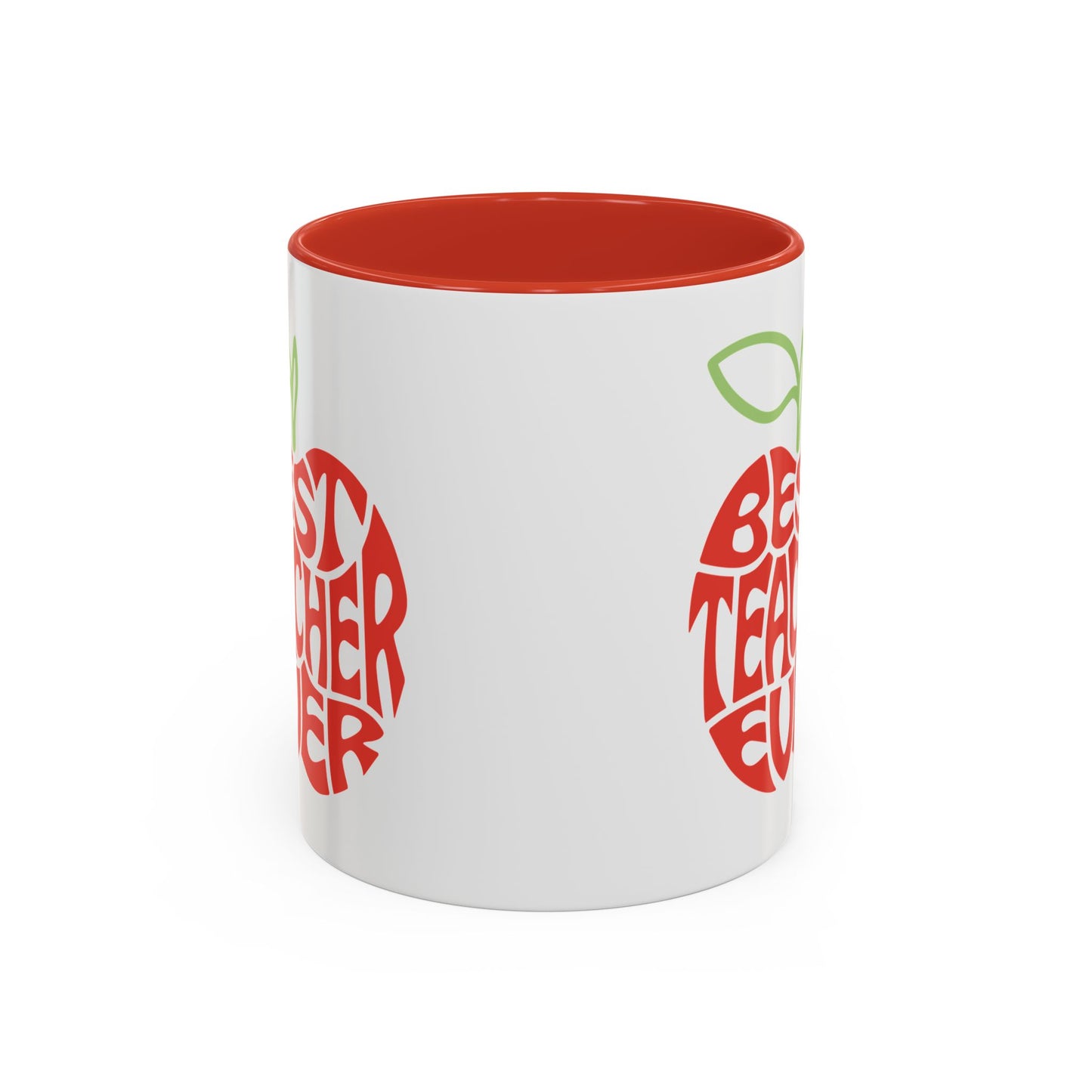 Best Teacher Ever Accent Coffee Mug - Perfect Gift for Educators