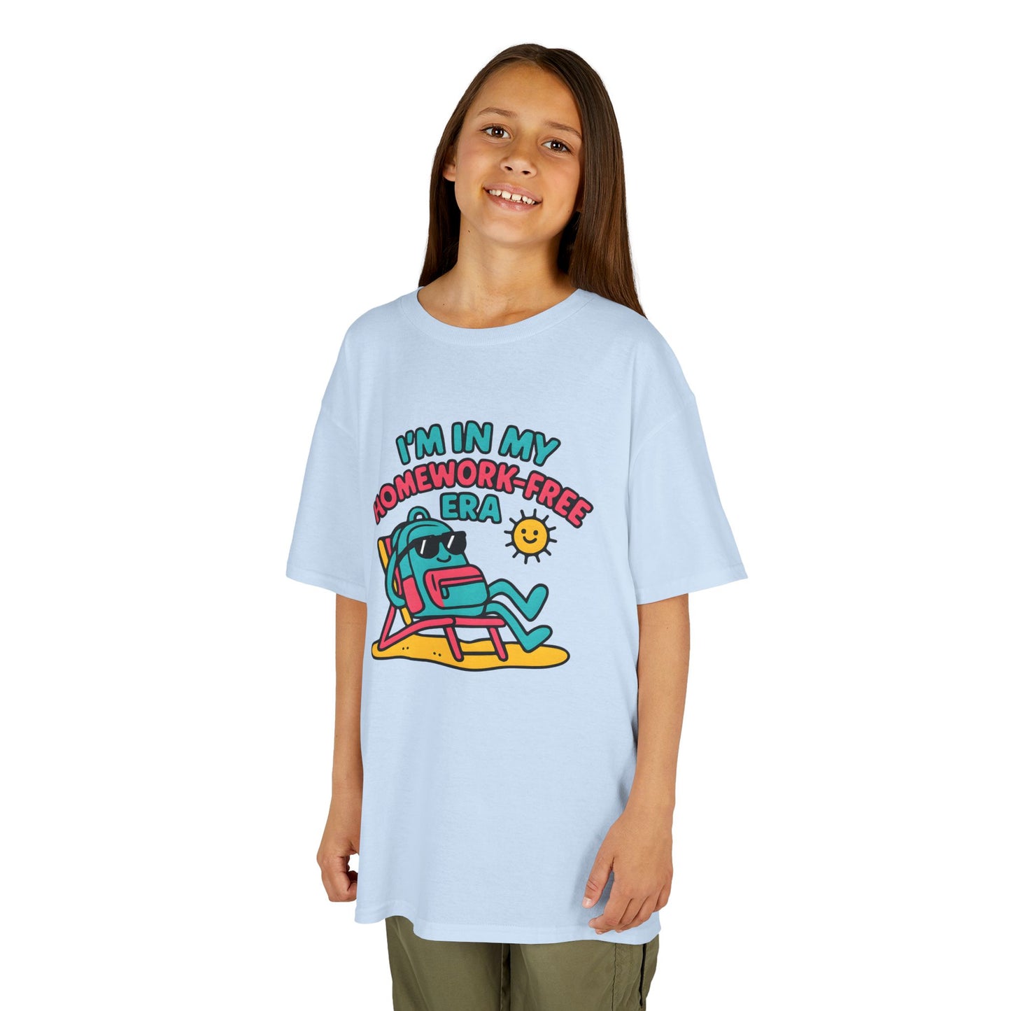 I'm in My Homework-Free Era – Kids Classic Cotton T-Shirt