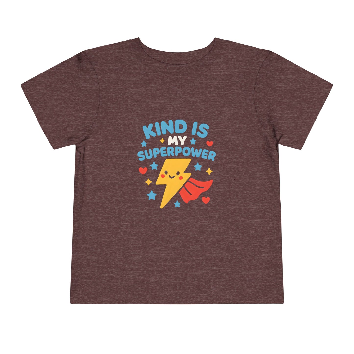 Kind is My Superpower – Toddler Soft Cotton T-Shirt