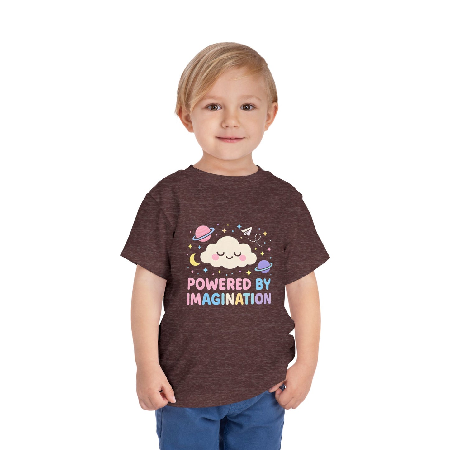 Powered by Imagination – Toddler Soft Cotton T-Shirt
