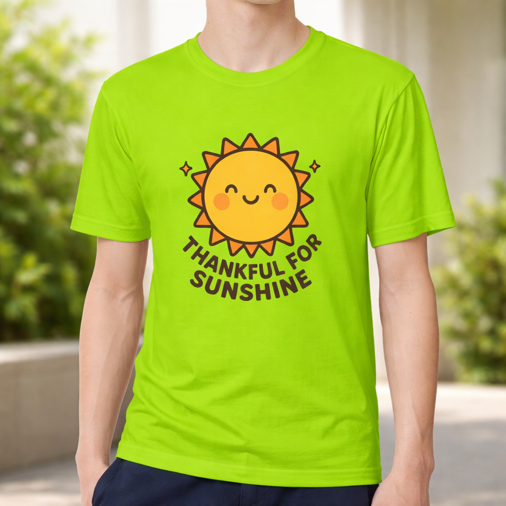 Thankful For Sunshine - Kids Active T-Shirt