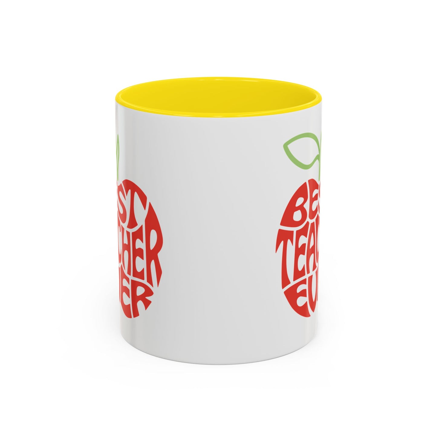 Best Teacher Ever Accent Coffee Mug - Perfect Gift for Educators