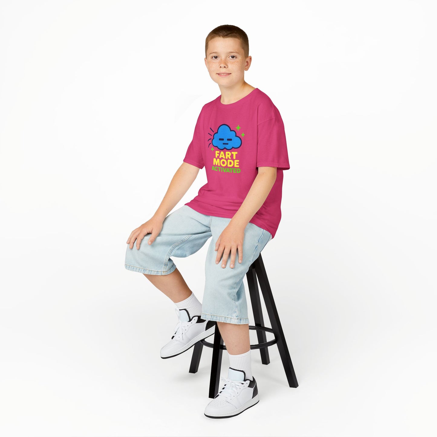 Kids Fart Mode Activated Tee