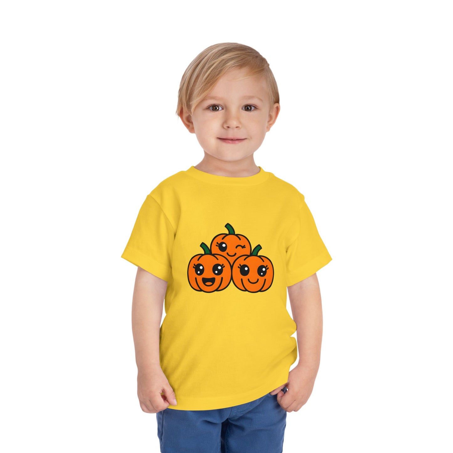 Cute Pumpkin Batch – Toddler Soft Cotton T-Shirt