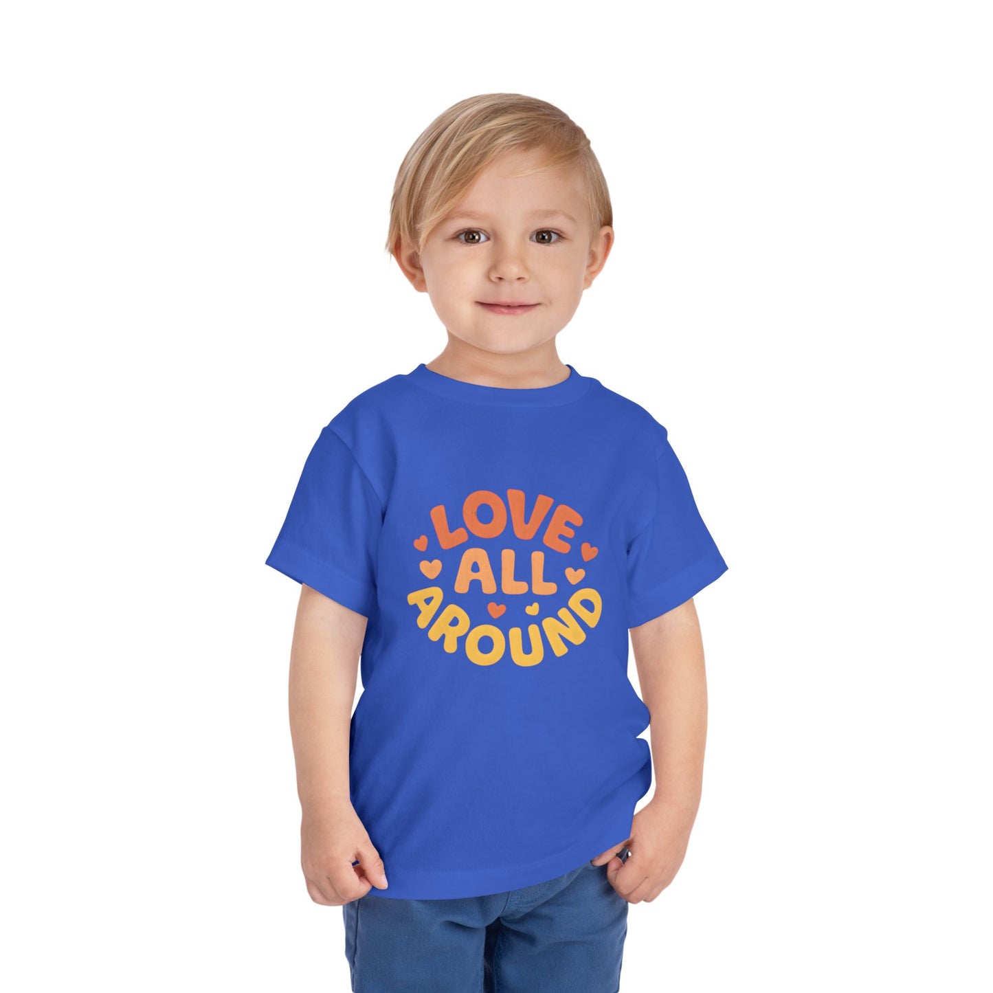 Love All Around – Toddler Soft Cotton T-Shirt