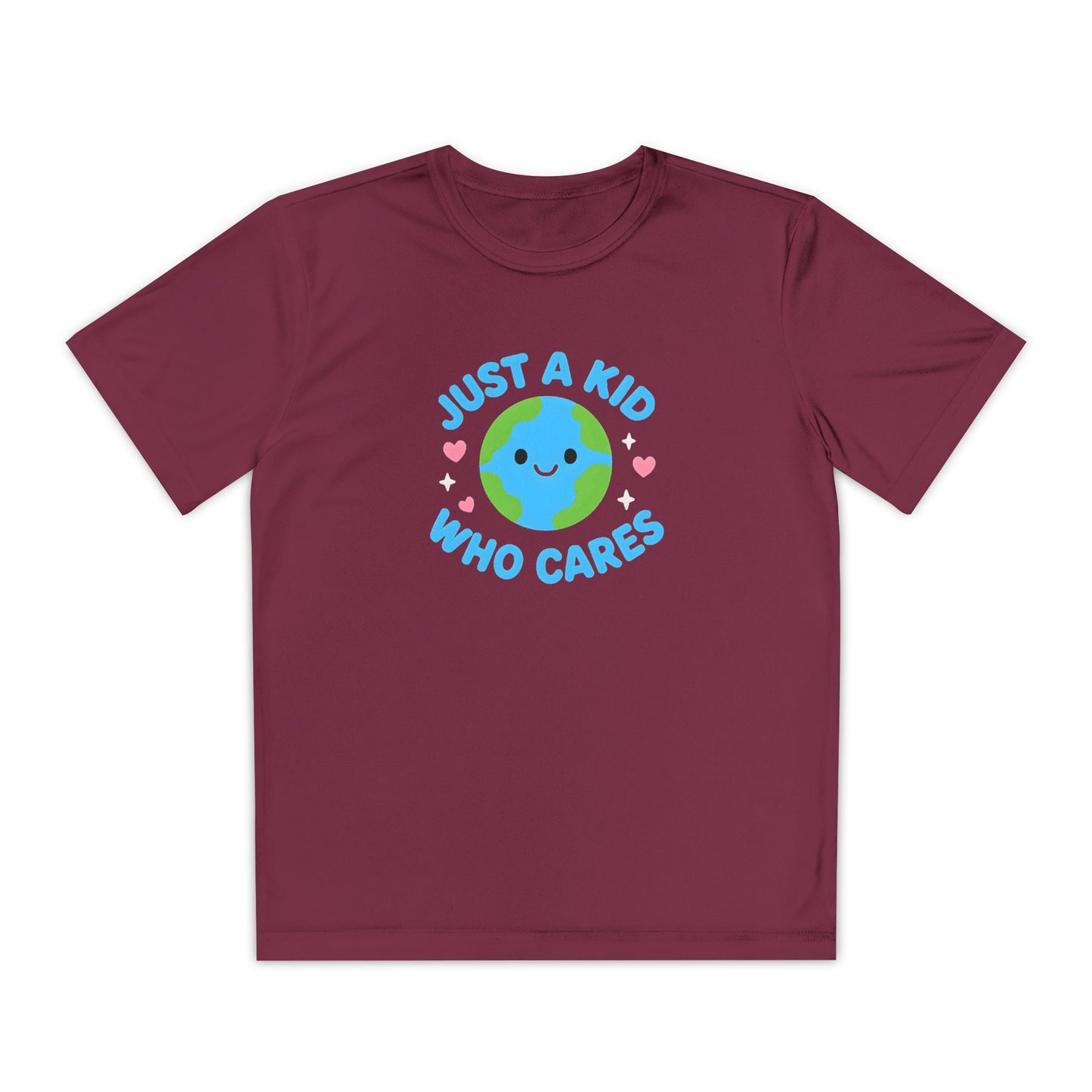 Just a Kid Who Cares – Kids Active T-Shirt