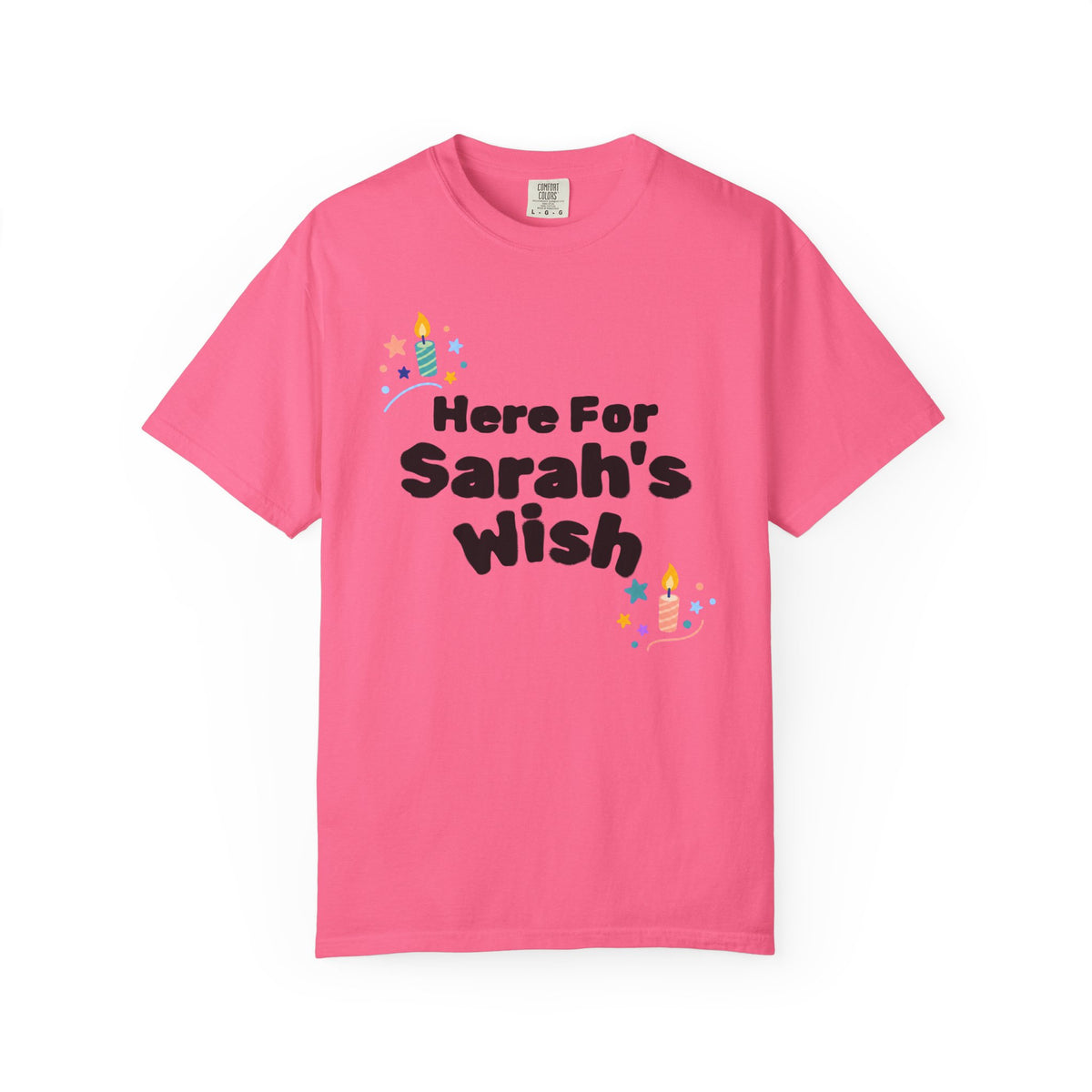 Here For Their Wish – Personalized Adult Relaxed Fit T-Shirt