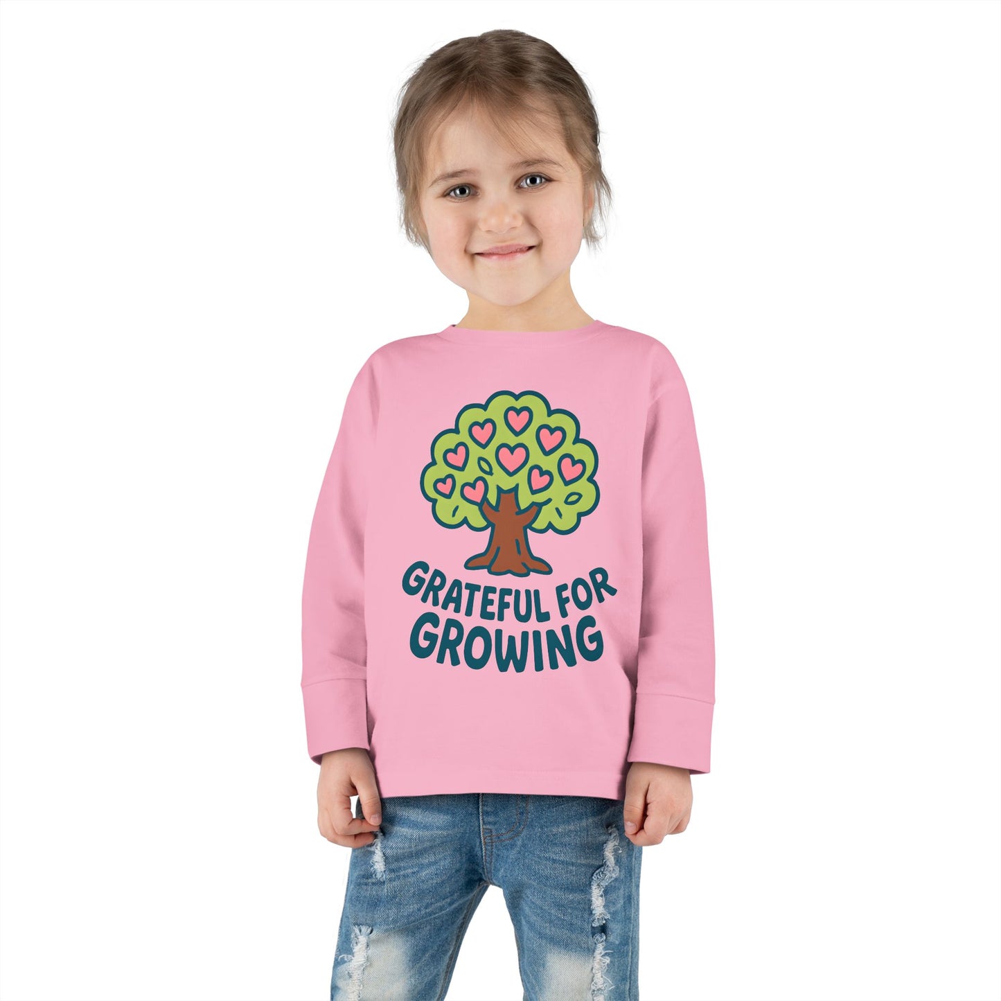 Grateful for Growing Toddler Long Sleeve Tee