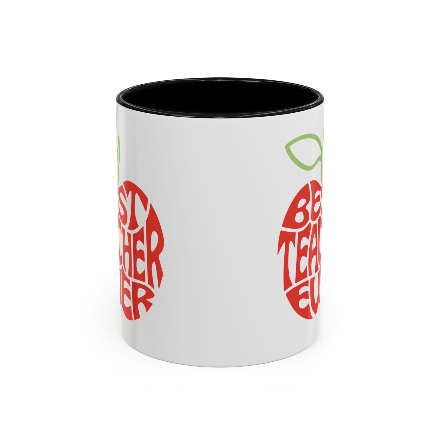 Best Teacher Ever Accent Coffee Mug - Perfect Gift for Educators