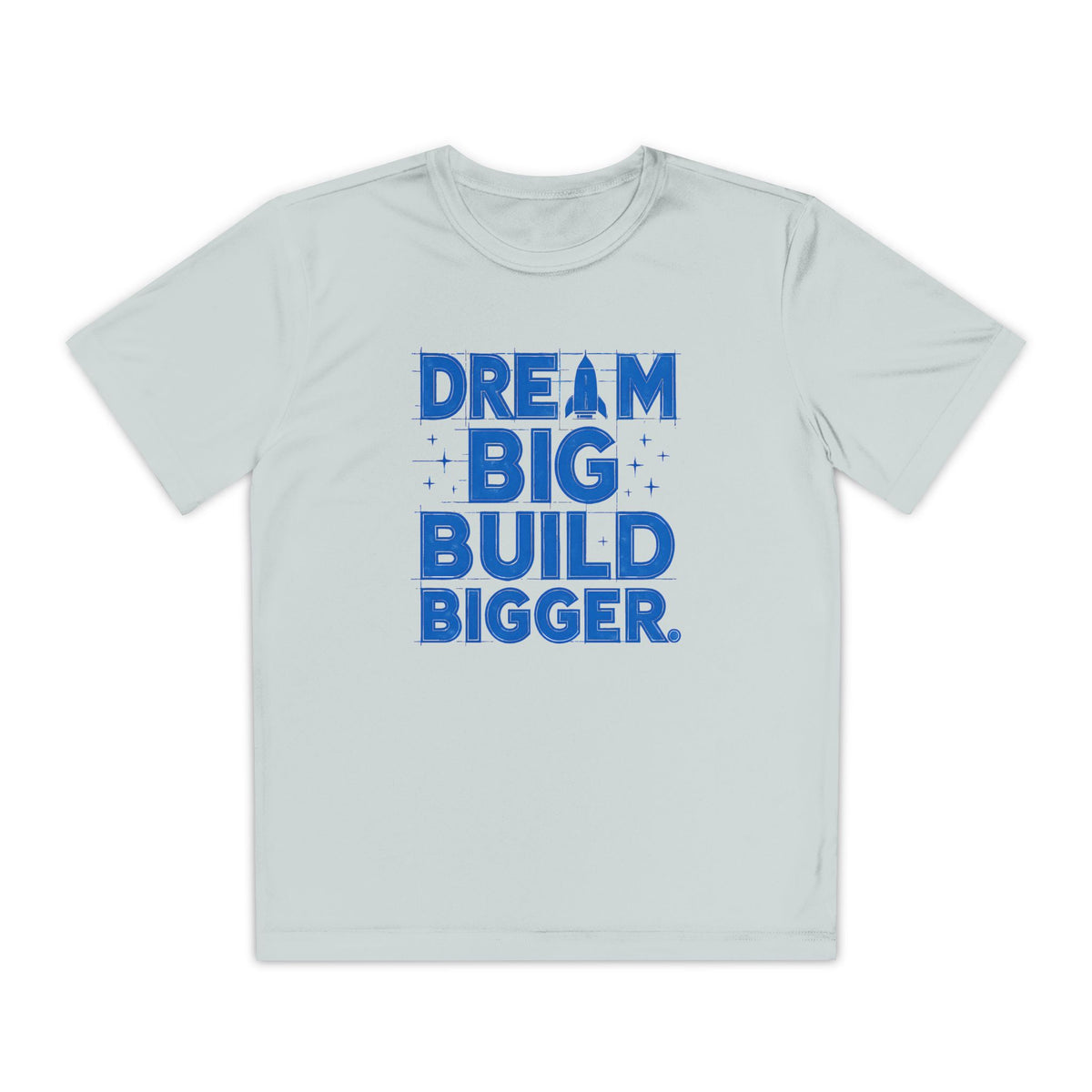 Dream Big Build Bigger – Kids Active T-Shirt