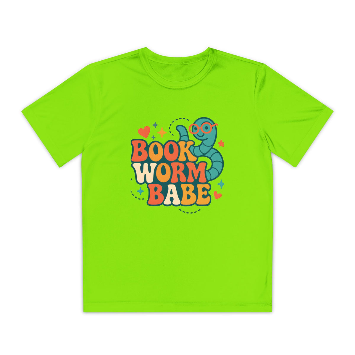 Book Worm Babe – Kids Active T-Shirt