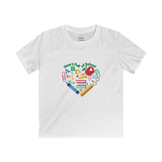 School Heart - Kids Soft Cotton T-Shirt