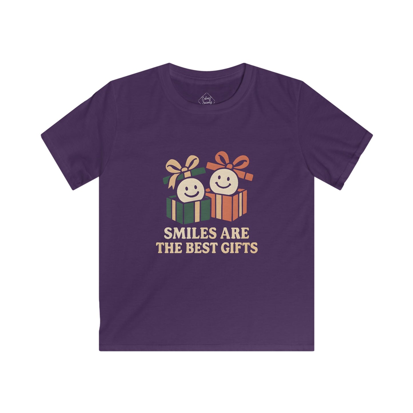 Smiles Are The Best Gifts - Kids Soft Cotton T-Shirt