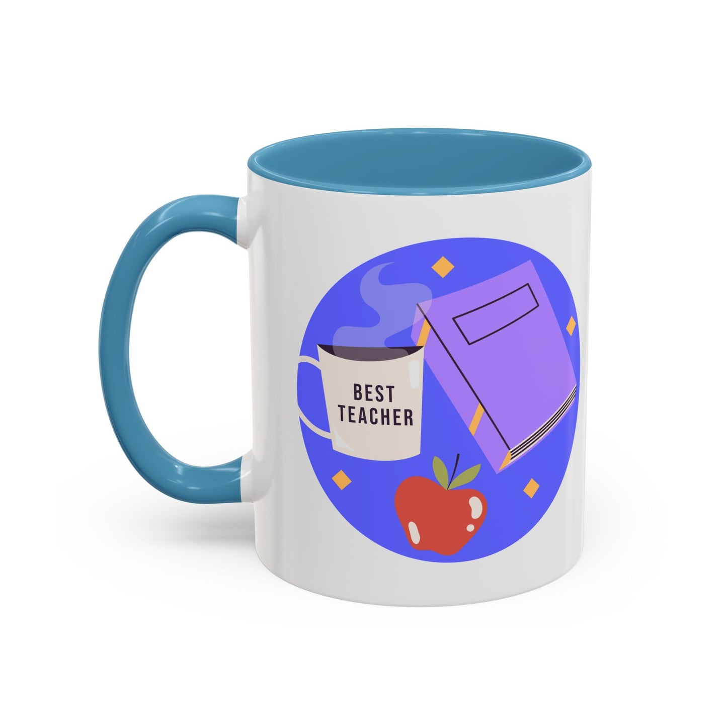 Best Teacher Accent Coffee Mug - Perfect Gift for Educators