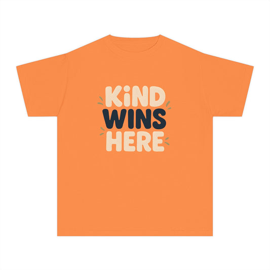 Kind Wins Here – Kids Relaxed Fit T-Shirt