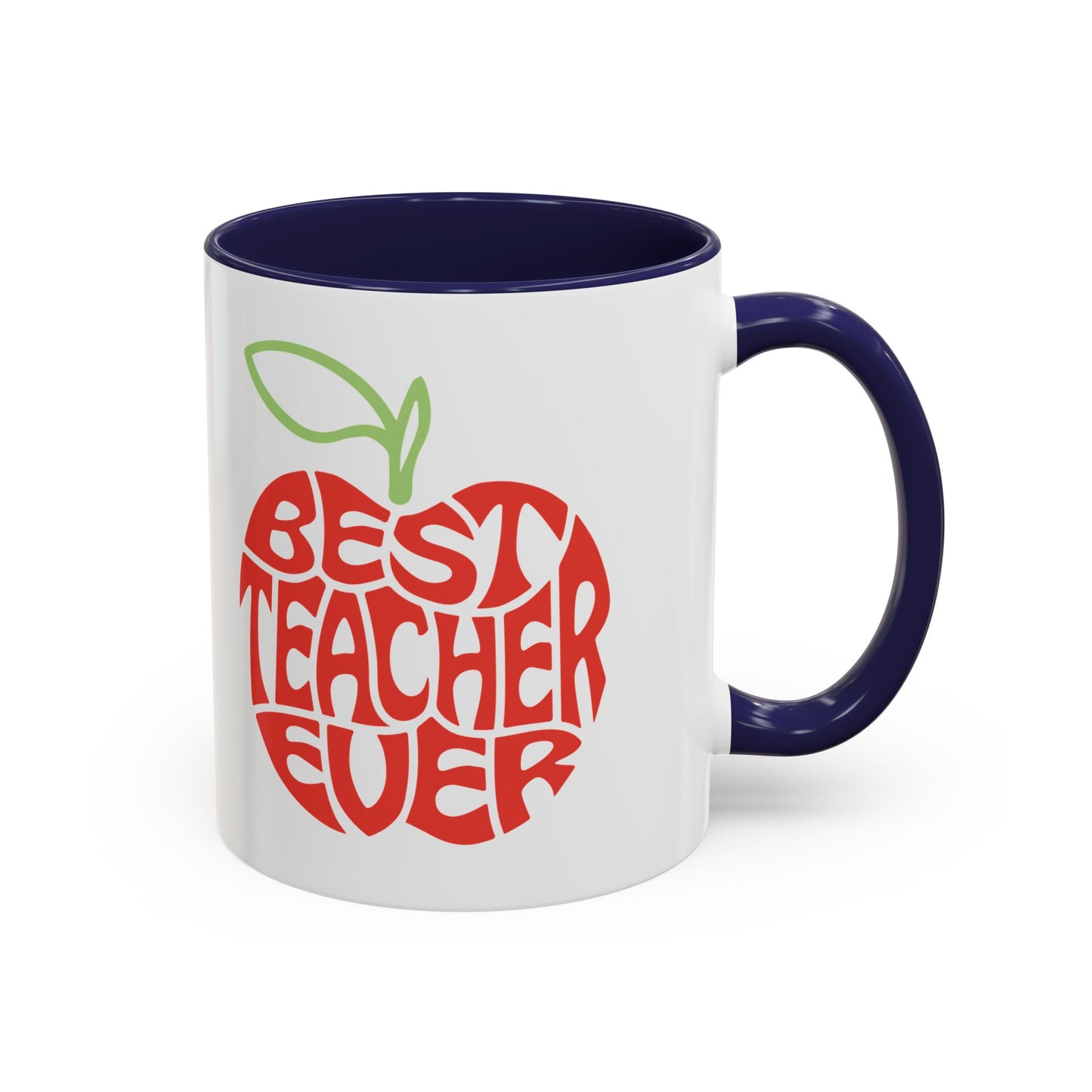 Best Teacher Ever Accent Coffee Mug - Perfect Gift for Educators