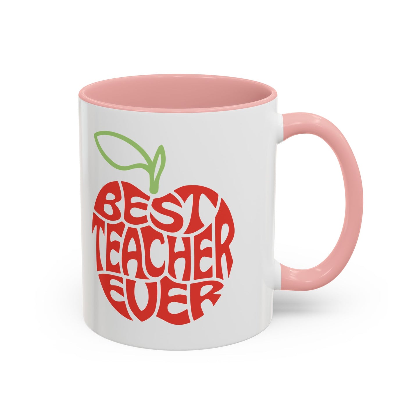 Best Teacher Ever Accent Coffee Mug - Perfect Gift for Educators
