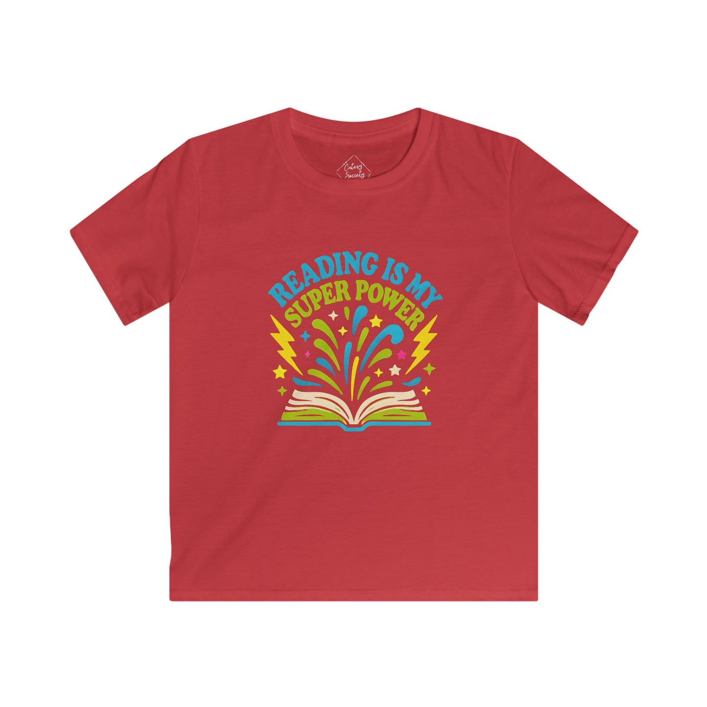 Reading Is My Super Power Kids Tee
