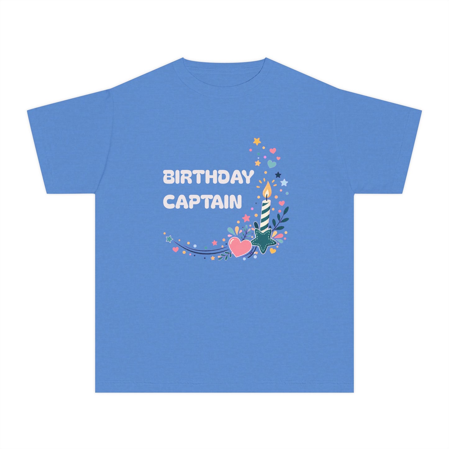 Birthday Captain – Kids Relaxed Fit T-Shirt