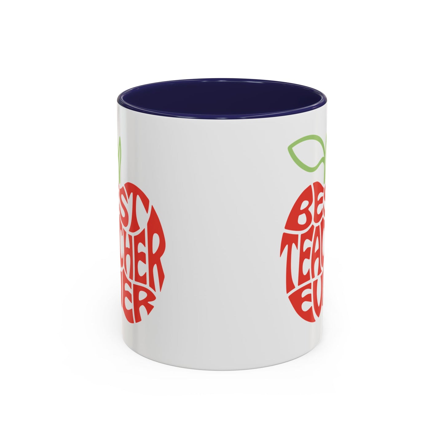 Best Teacher Ever Accent Coffee Mug - Perfect Gift for Educators
