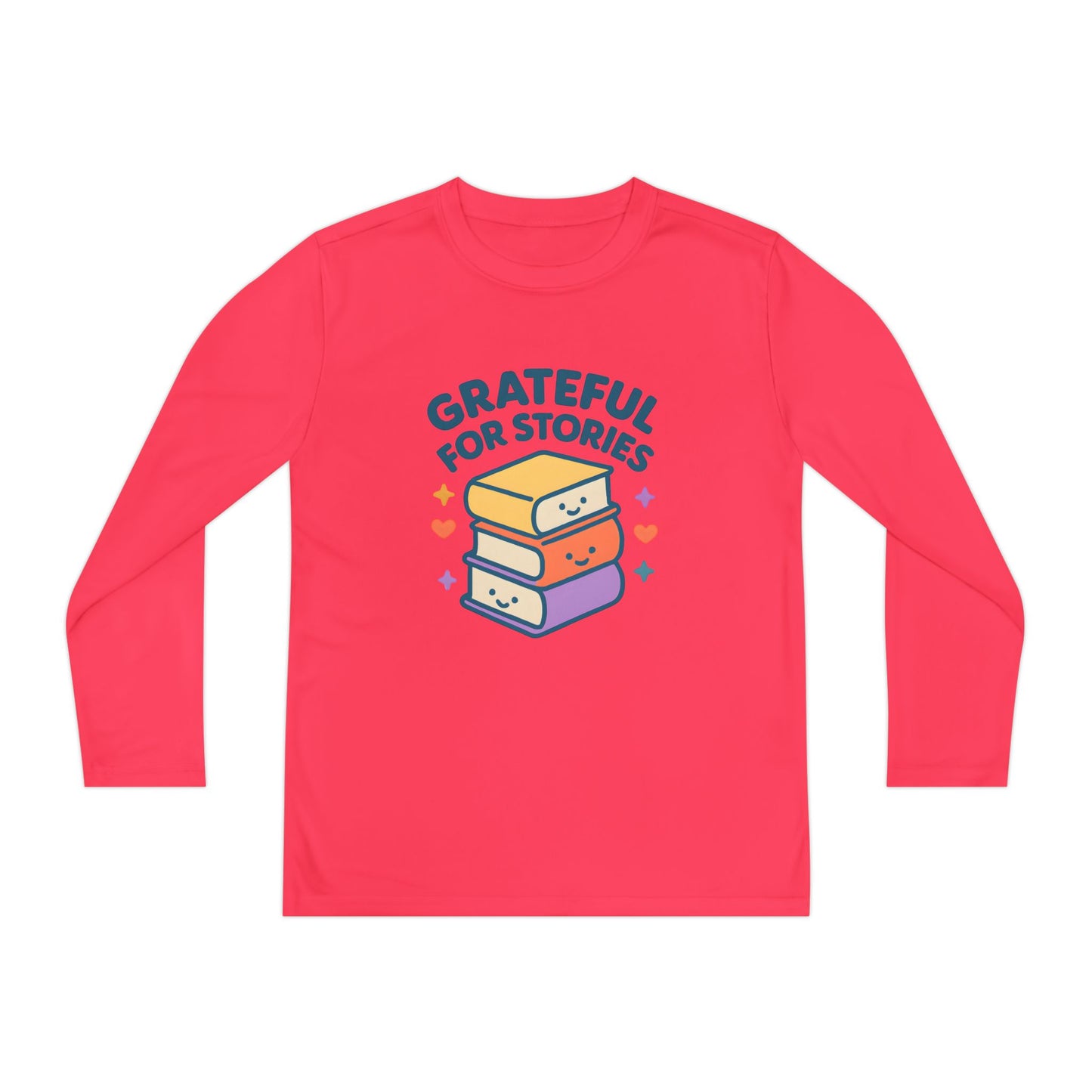 Grateful for Stories – Kids Active Long Sleeve T-Shirt