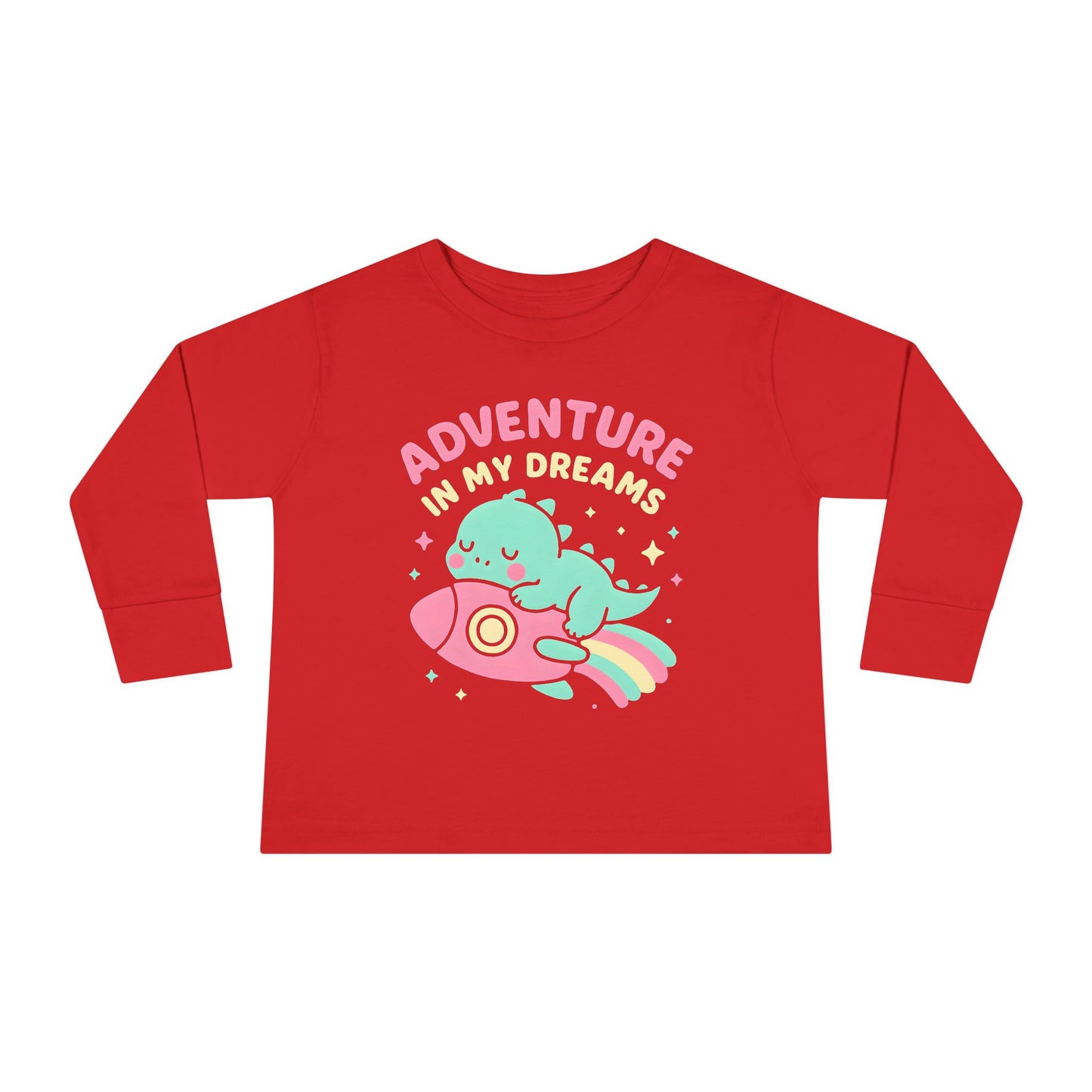 Adventure in My Dreams - Toddler Soft Long Sleeve T-Shirt