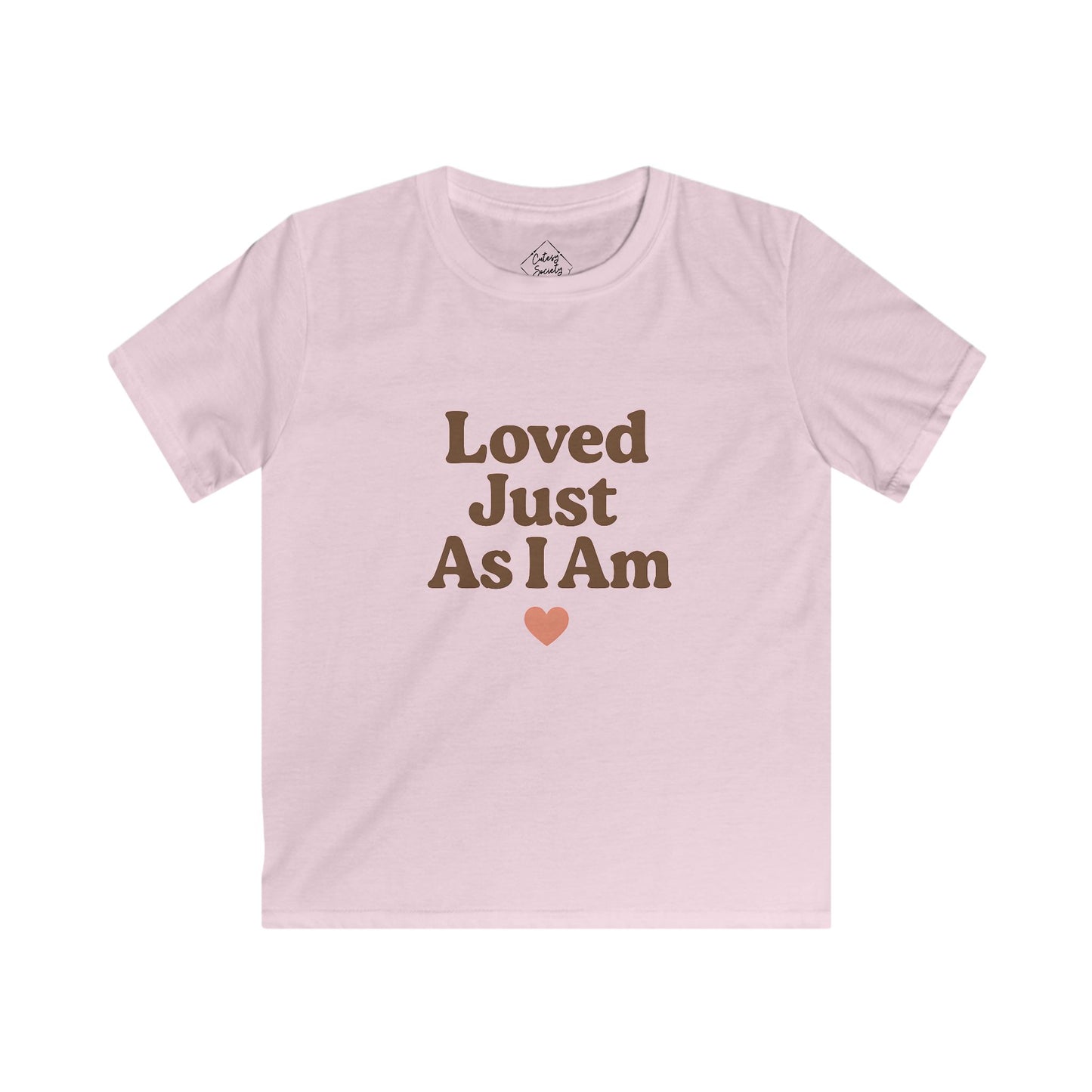 Loved Just As I Am – Kids Soft Cotton T-Shirt
