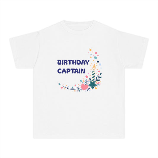 Birthday Captain – Kids Relaxed Fit T-Shirt