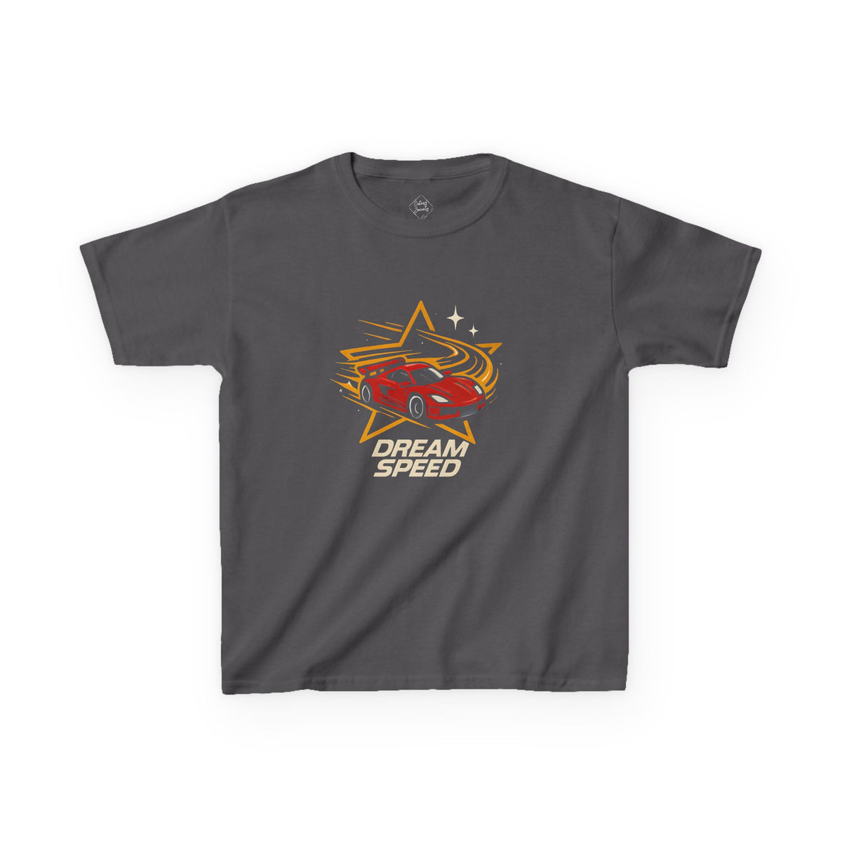 Dream Speed Race Car – Kids Classic Cotton T-Shirt