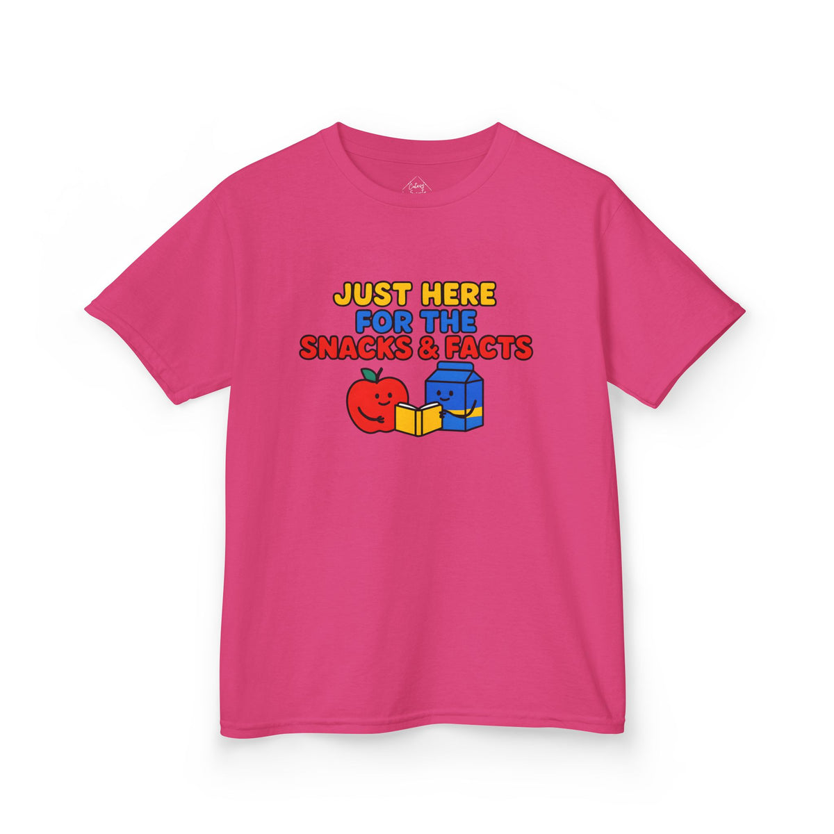 Just Here for the Snacks & Facts – Kids Classic Cotton T-Shirt