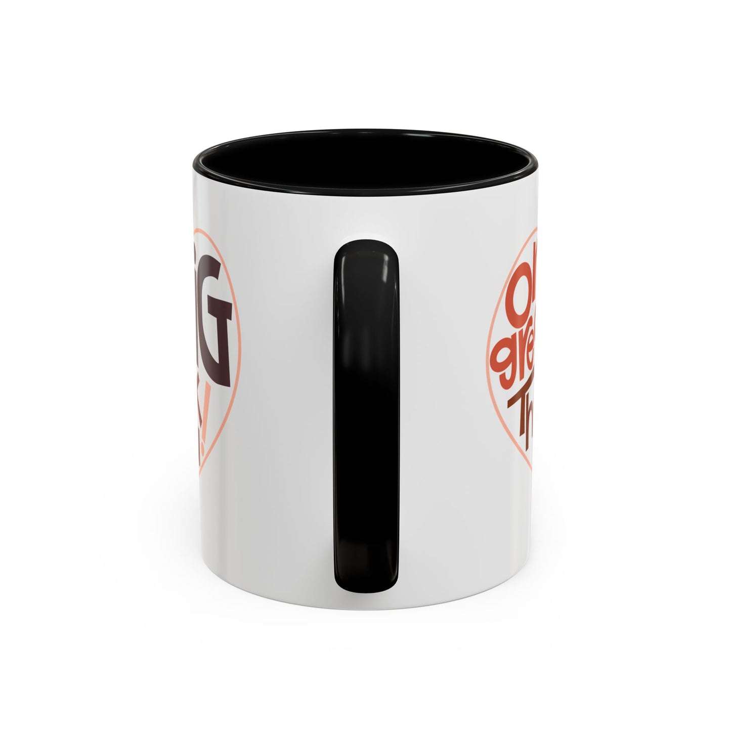 Thank You Accent Coffee Mug – One Great Big Thank You Design (11oz, 15oz)